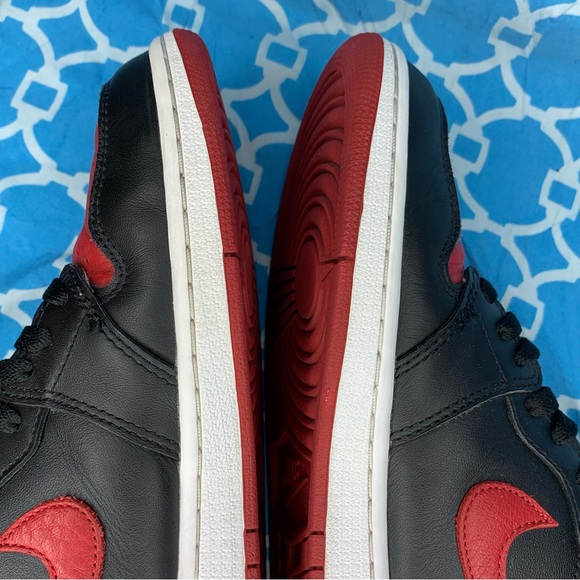 Nike Men’s size 9 Air Jordan 1 high Banned Retro OG bred black red 2016 rare vtg - Picture 5 of 12